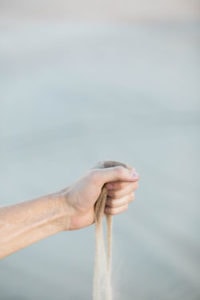 A fist full of sand